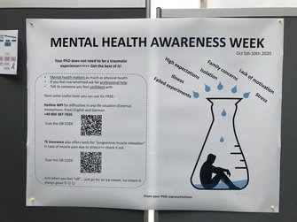 <span>Advertising the</span><strong> </strong><span>Mental Health Awareness Week</span>