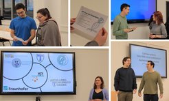 Eindrücke vom Postdoc-Symposium, das im November 2023 in der alten Bibliothek des MPI stattfand.