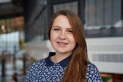 Helena Schulz-Mirbach is awarded the DECHEMA Zukunftspreis 2024.