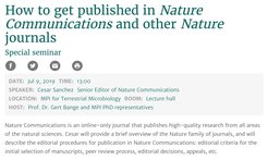 Seminar announcement